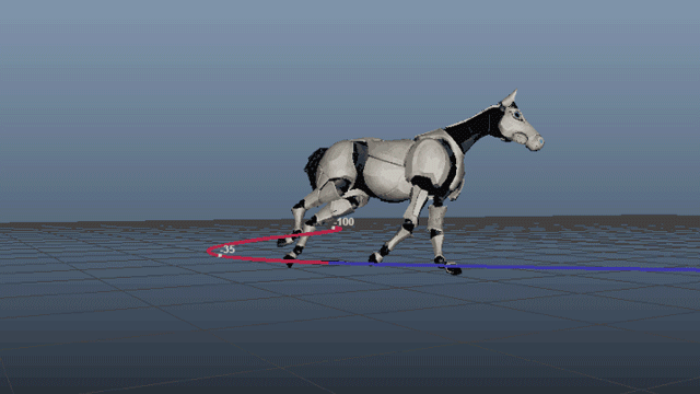 【Maya】MotionMakerで馬のモーション生成してみた